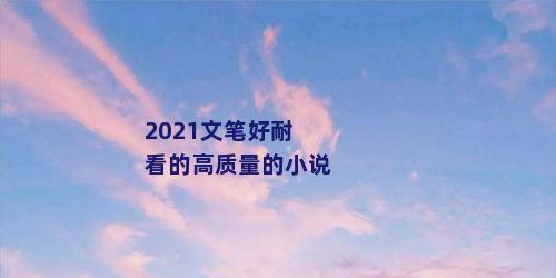 2021文笔好耐看的高质量的小说