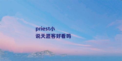 priest小说天涯客好看吗