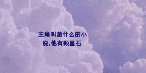 主角叫萧什么的小说,他有颗星石