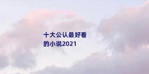 十大公认最好看的小说2021