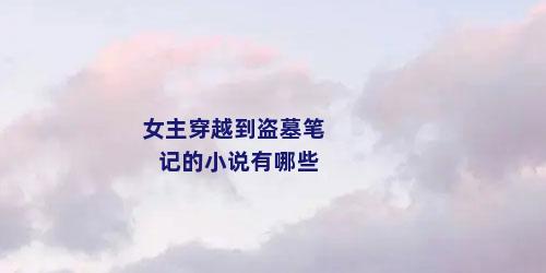 女主穿越到盗墓笔记的小说有哪些