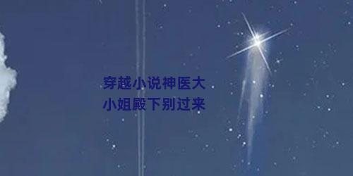 穿越小说神医大小姐殿下别过来